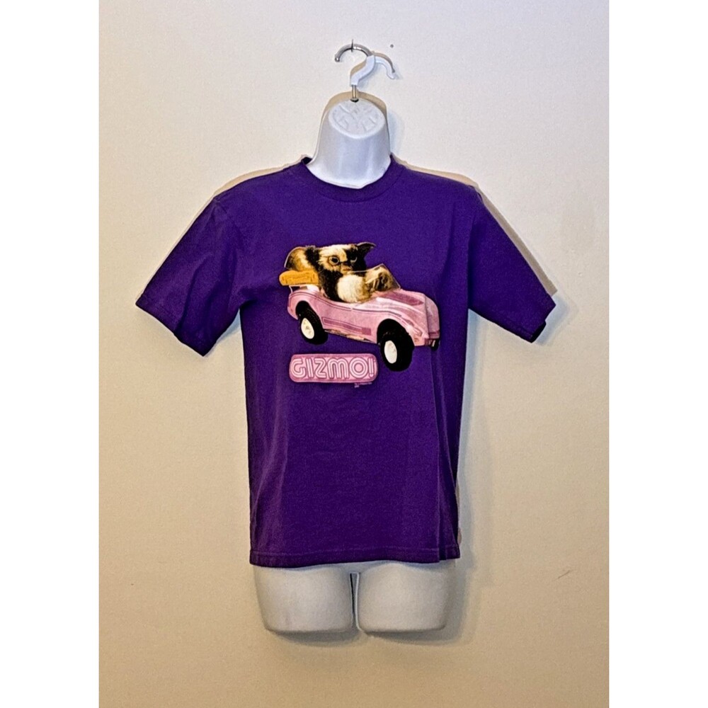 Vintage Hot Topic Gremlins Gizmo Car Women’s Glitter Shirt XL 14/16 Purple